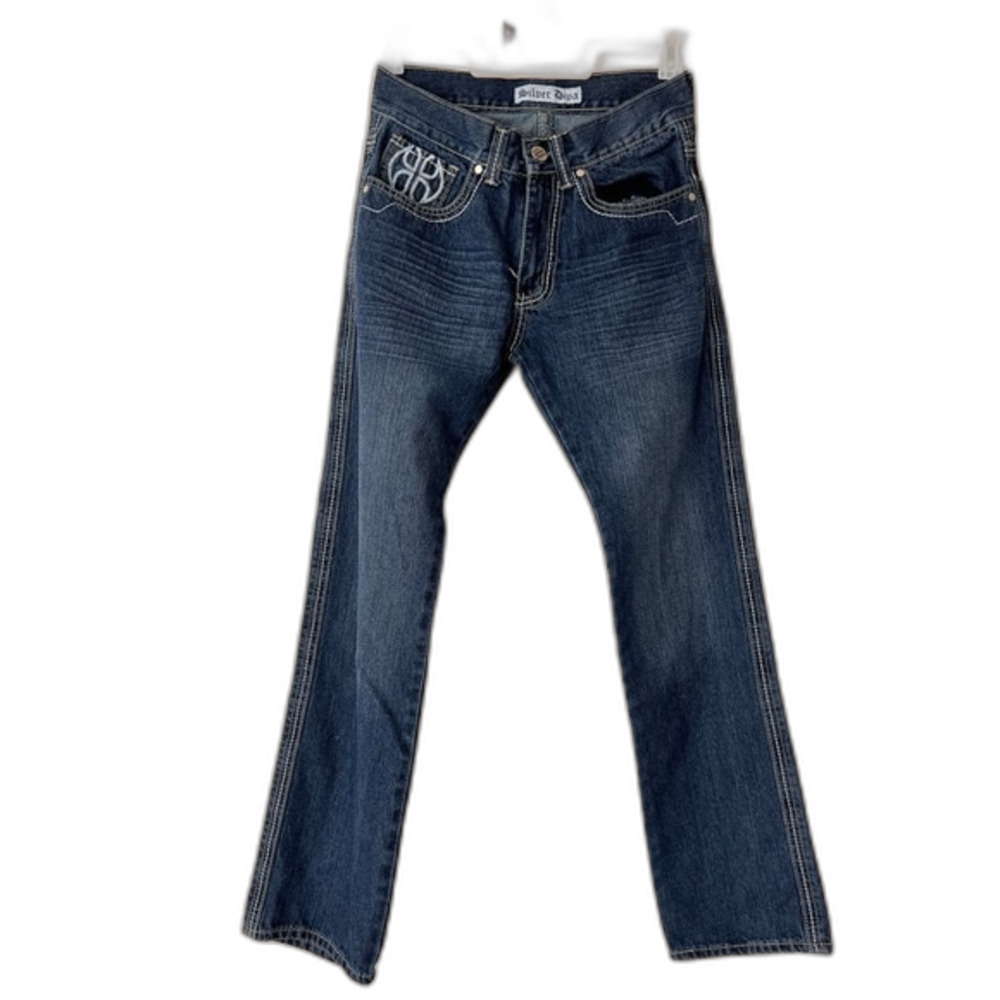 Silver Diva embroidered premium Denim Jean Women’s size 30